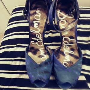 Sam Edelman Marina, Midnight Blue shoes size 6 1/2